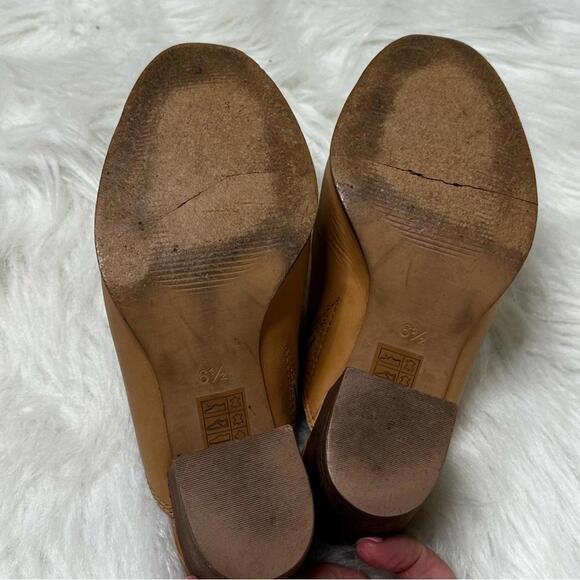 Madewell Brown Leather Slide Mules - 6.5 - Picture 7 of 9